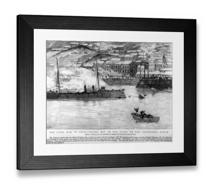 Framed Print : Chilean Civil War