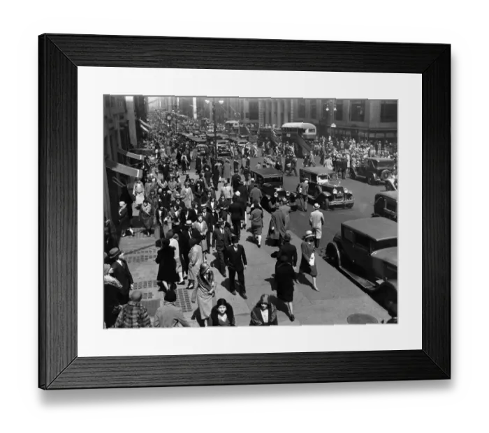 Framed Print : New Yorkers Framed Print : New Yorkers