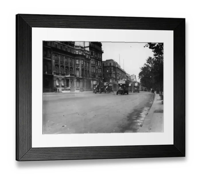 Framed Print : Buses In Piccadilly Framed Print : Buses In Piccadilly
