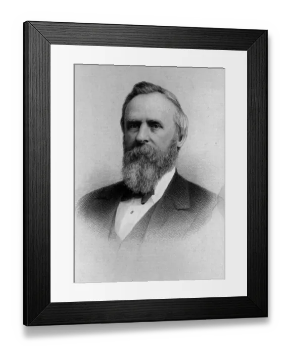 Framed Print : Rutherford B Hayes Framed Print : Rutherford B Hayes
