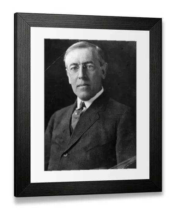 Framed Print : Woodrow Wilson Framed Print : Woodrow Wilson