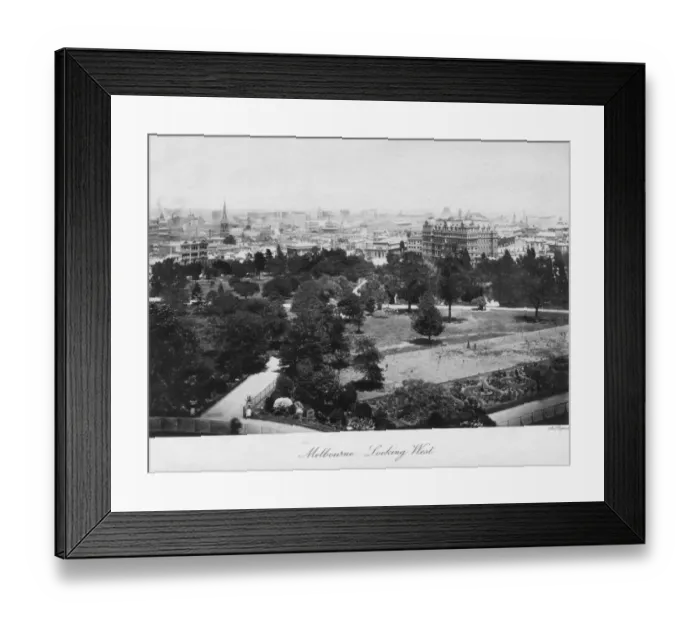 Framed Print : Melbourne City Framed Print : Melbourne City