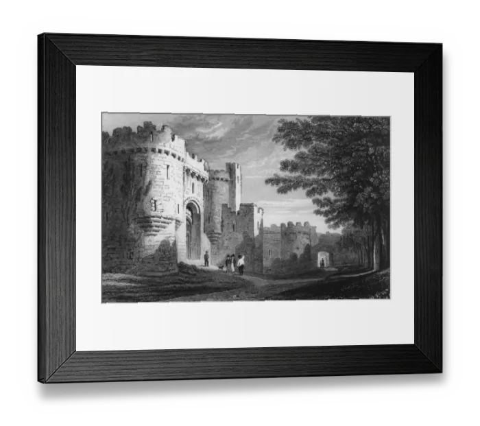 Framed Print : Beaumaris Castle Framed Print : Beaumaris Castle