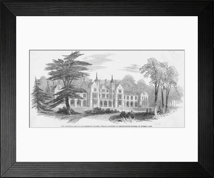 Framed Print : Cambridge Asylum Framed Print : Cambridge Asylum