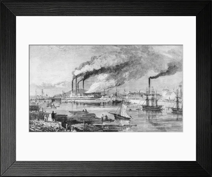 Framed Print : Iron and Steel Works Framed Print : Iron and Steel Works