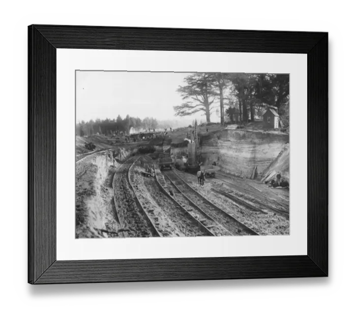 Framed Print : The Brooklands Site Framed Print : The Brooklands Site