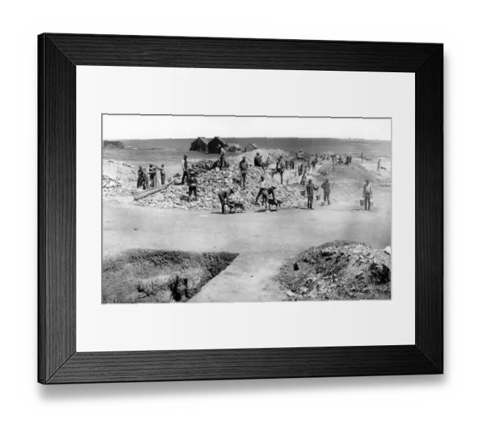 Framed Print : Gold Mine. circa 1888: Labourers at work at the Ferreira Gold Mining Company Framed Print : Gold Mine. circa 1888: Labourers at work at the Ferreira Gold Mining Company