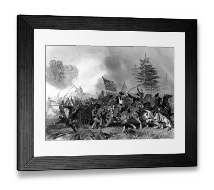 Framed Print : Battle Of Fair Oaks Framed Print : Battle Of Fair Oaks