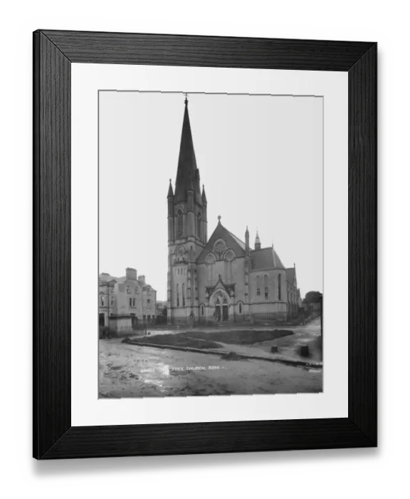 Framed Print : Nairn. Free Church, Nairn, Scotland, circa 1910 Framed Print : Nairn. Free Church, Nairn, Scotland, circa 1910