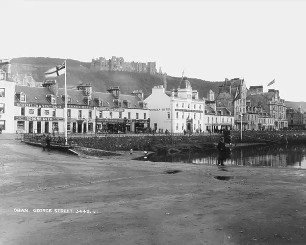 Oban. George Street, Oban, Argyll, Scotland, circa 1900
