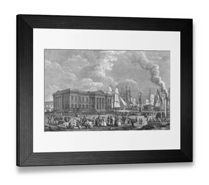 Framed Print : Greenock Quay Framed Print : Greenock Quay