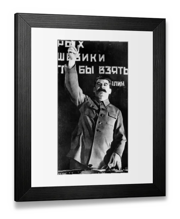 Framed Print : Stalin Addresses Framed Print : Stalin Addresses