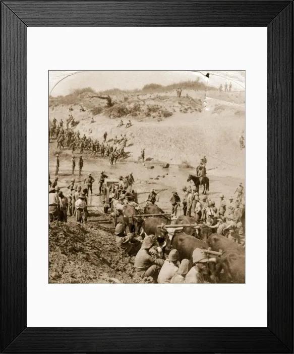 Framed Print : Troops Advancing Framed Print : Troops Advancing