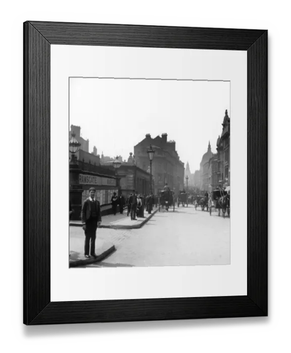 Framed Print : Street In The City Framed Print : Street In The City