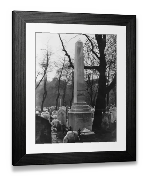 Framed Print : Defoes Tomb Framed Print : Defoes Tomb