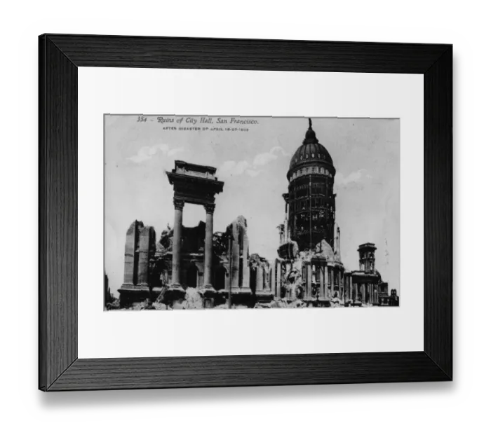 Framed Print : Earthquake Framed Print : Earthquake