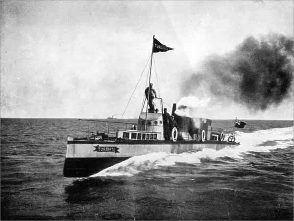 Turbinia. 1894: The SS Turbinia, the first vessel fitted with steam turbines
