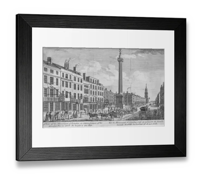 Framed Print : Monument to the Great Fire of London Framed Print : Monument to the Great Fire of London