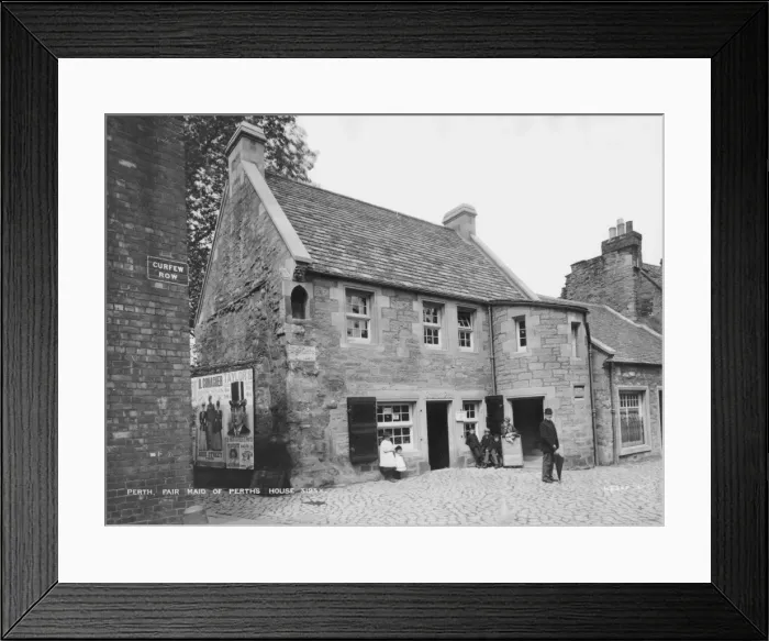 Framed Print : Perth. Fair Maid of Perths house, Perth, Scotland, circa 1910 Framed Print : Perth. Fair Maid of Perths house, Perth, Scotland, circa 1910