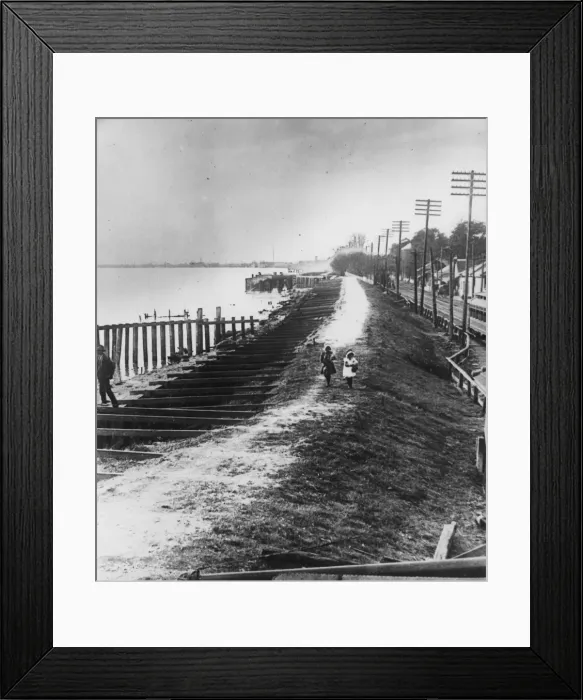 Framed Print : Mississippi River Levee Framed Print : Mississippi River Levee