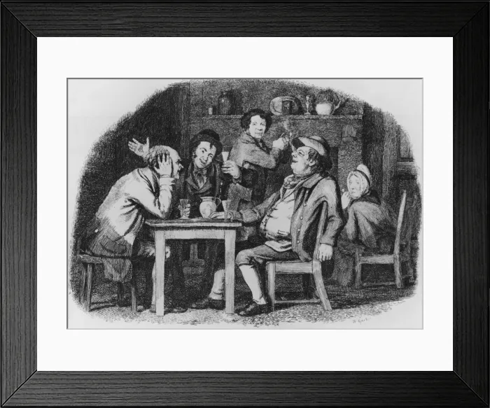 Framed Print : Pub Clientele Framed Print : Pub Clientele