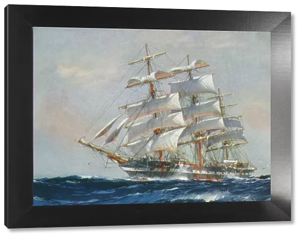 Piako. The clipper ship Piako, 1926. By Jack Spurling