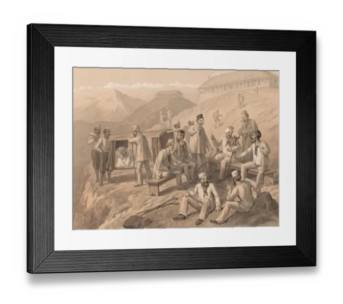 Framed Print : Dagshai Hospital Framed Print : Dagshai Hospital