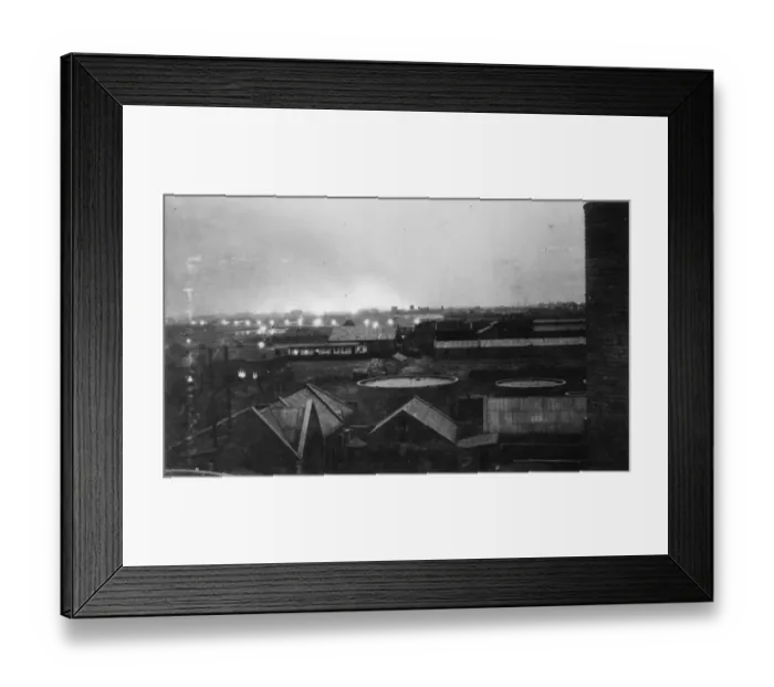 Framed Print : Tianjin In Flames Framed Print : Tianjin In Flames