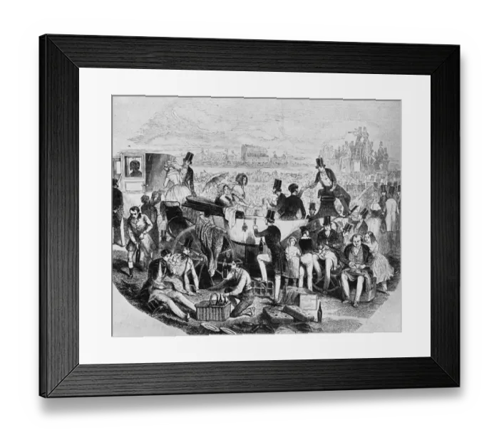 Framed Print : Picnic At Ascot Framed Print : Picnic At Ascot