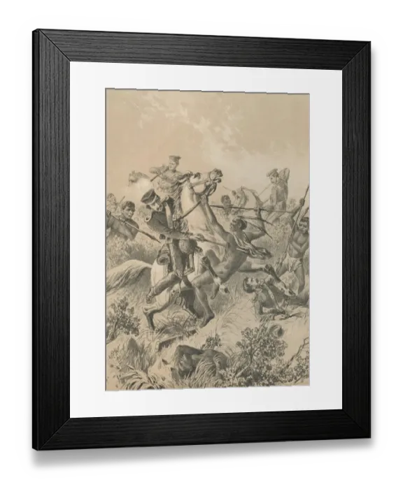 Framed Print : Fighting In The Bush Framed Print : Fighting In The Bush