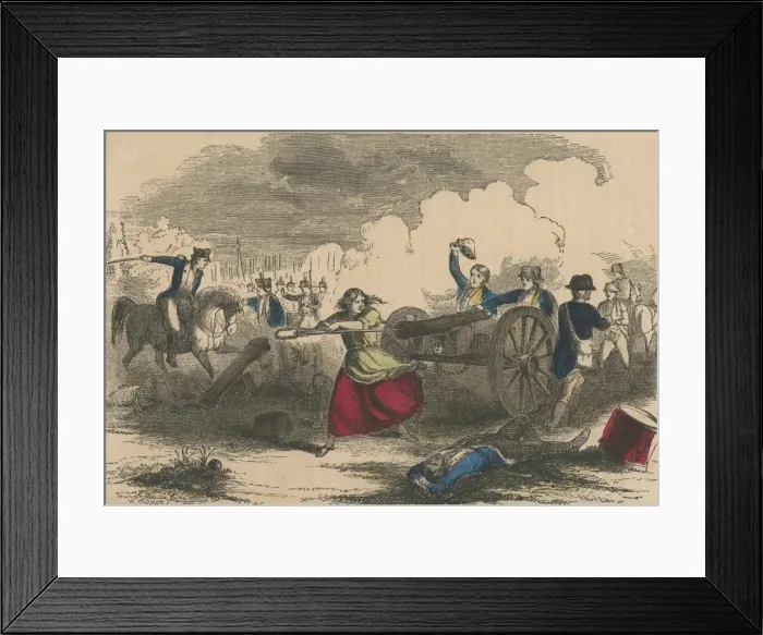 Framed Print : Molly Pitcher Framed Print : Molly Pitcher