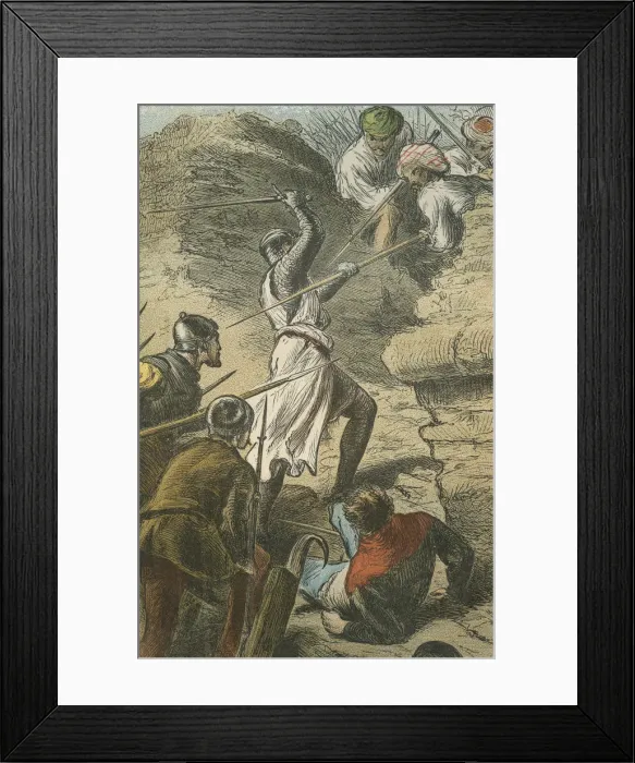 Framed Print : Siege Of The Holy City Framed Print : Siege Of The Holy City