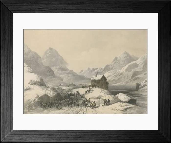 Framed Print : Passage Of The French Framed Print : Passage Of The French