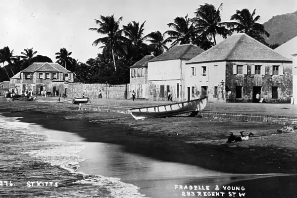 St Kitts. circa 1920: St Kitts, in the Leeward Islands, (also called St Christopher)