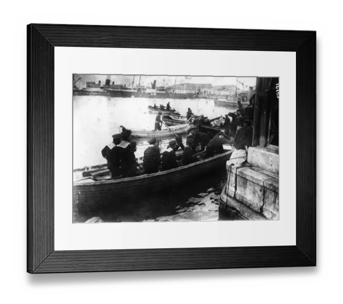 Framed Print : Landing At Salonika Framed Print : Landing At Salonika