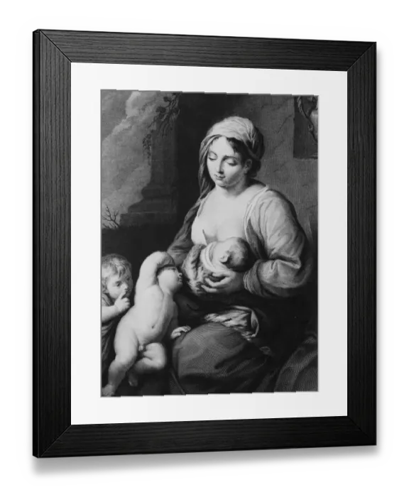 Framed Print : Mother And Children Framed Print : Mother And Children
