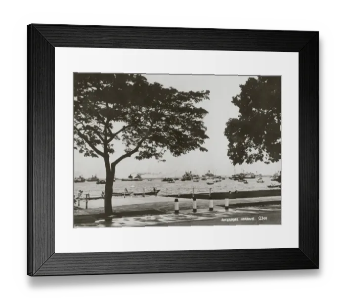 Framed Print : Singapore Harbour Framed Print : Singapore Harbour