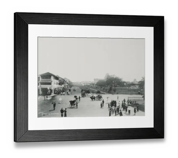 Framed Print : Singapore Street