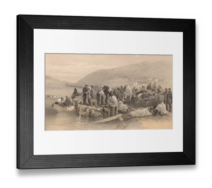 Framed Print : Embarkation Of The Sick Framed Print : Embarkation Of The Sick