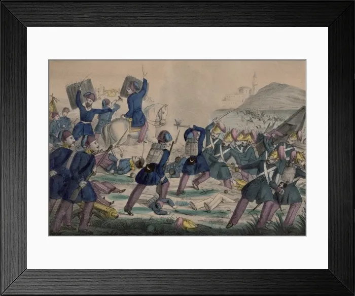Framed Print : The Battle Of Turtukai Framed Print : The Battle Of Turtukai