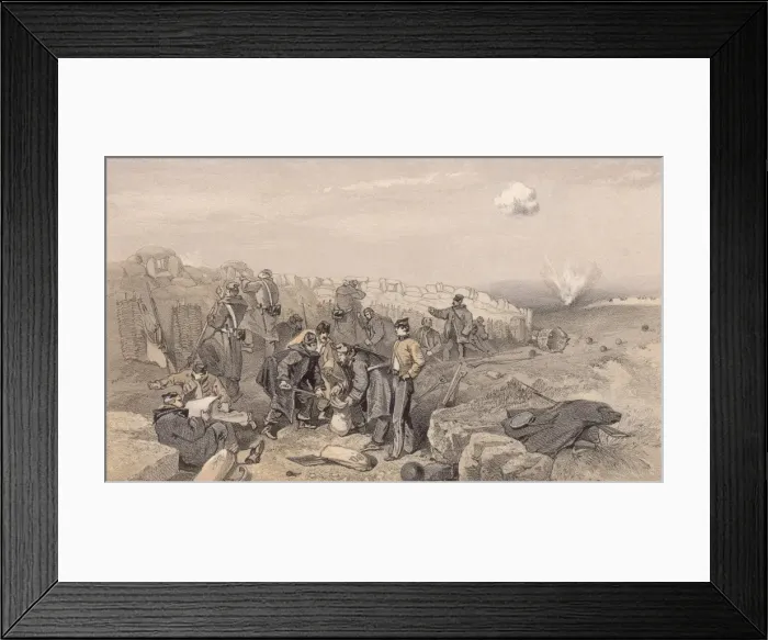 Framed Print : Russian Rifle Pit Framed Print : Russian Rifle Pit