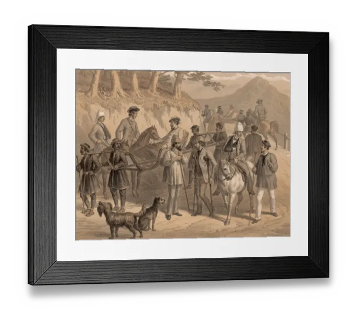 Framed Print : Wounded Officers Framed Print : Wounded Officers
