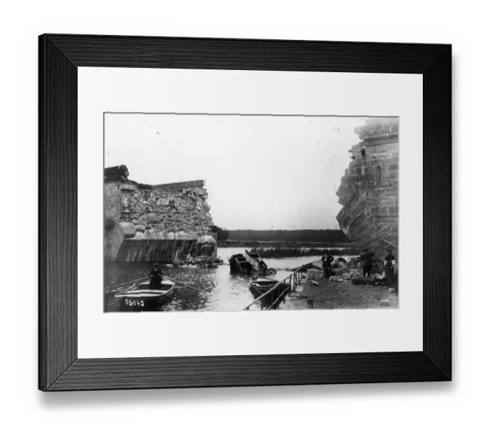 Framed Print : Bridge Down