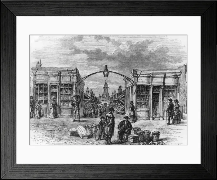 Framed Print : Fleet Market Framed Print : Fleet Market