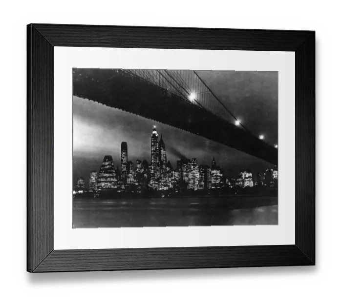 Framed Print : New York Night Framed Print : New York Night