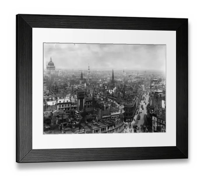 Framed Print : View Of London Framed Print : View Of London