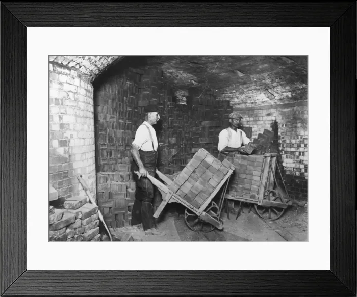 Framed Print : Brick Making Framed Print : Brick Making