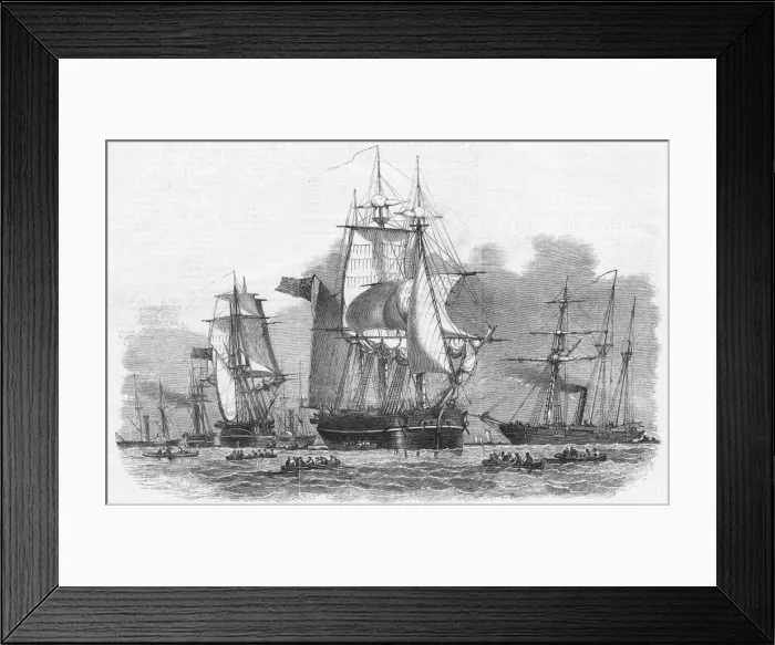 Framed Print : In Search Of Franklin Framed Print : In Search Of Franklin