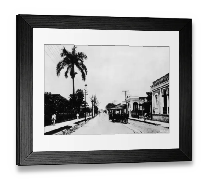 Framed Print : Mayaguez Street