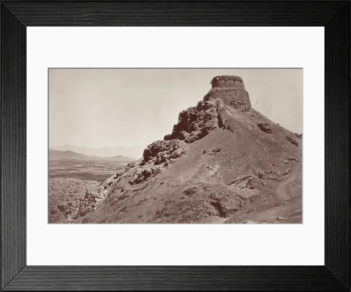 Framed Print : Bala Burj. The Bala Burj above the city of Kabul, Afghanistan, circa 1879 Framed Print : Bala Burj. The Bala Burj above the city of Kabul, Afghanistan, circa 1879